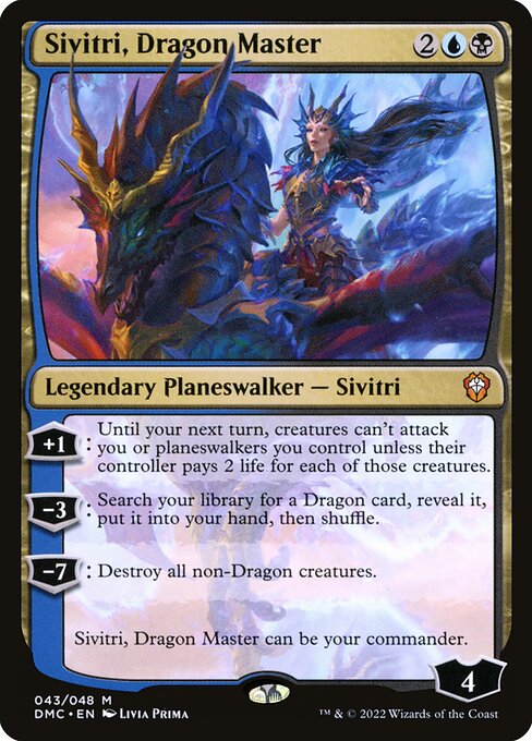 Sivitri, Dragon Master (43) (Foil) - NM