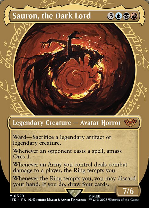 Sauron, the Dark Lord (329) - BORDERLESS - NM