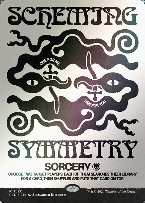 Scheming Symmetry (1520★) - BORDERLESS (Foil) - NM