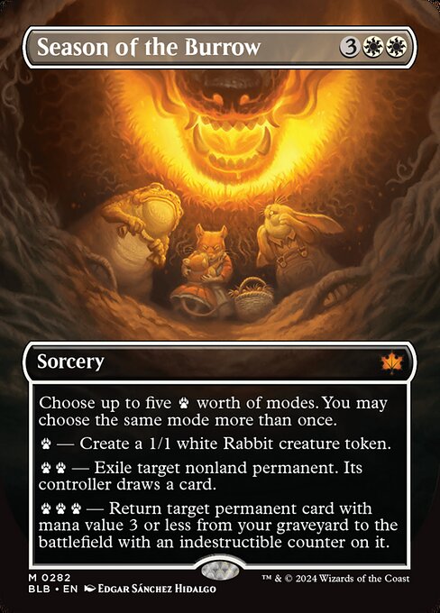 Season of the Burrow (282) - BORDERLESS - NM