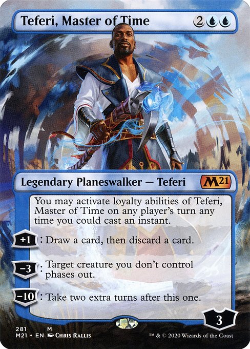 Teferi, Master of Time (281) - BORDERLESS - NM