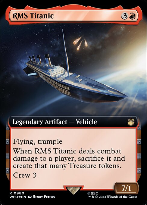 RMS Titanic (980) - EXTENDED ART (Foil) - NM