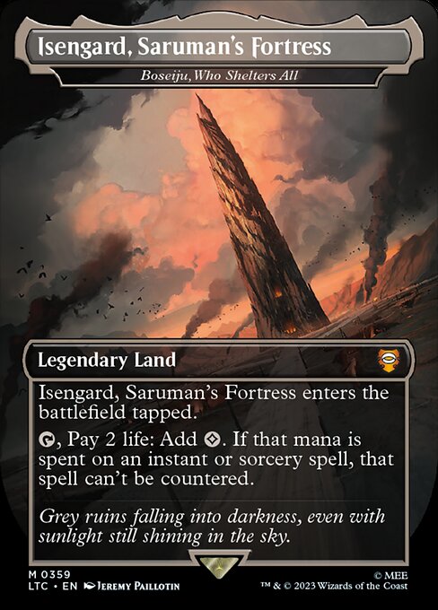 Boseiju, Who Shelters All (359) - BORDERLESS (Foil) - NM