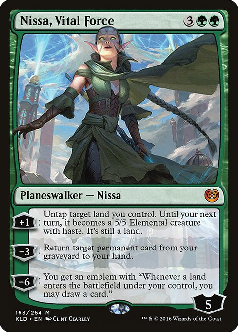 Nissa, Vital Force (163) (Foil) - NM