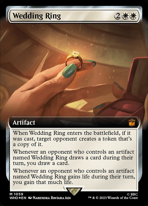 Wedding Ring (1059) - EXTENDED ART (Foil) - NM