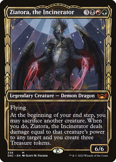 Ziatora, the Incinerator (339) - SHOWCASE (Foil) - NM