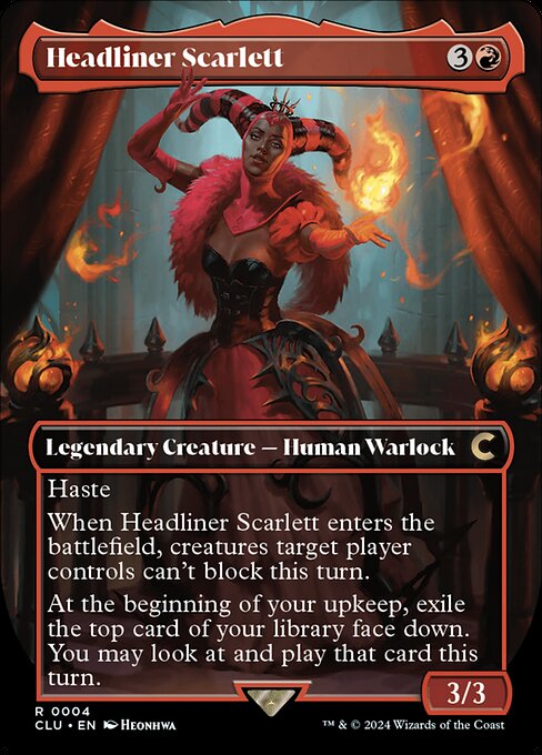 Headliner Scarlett (4) - BORDERLESS - NM