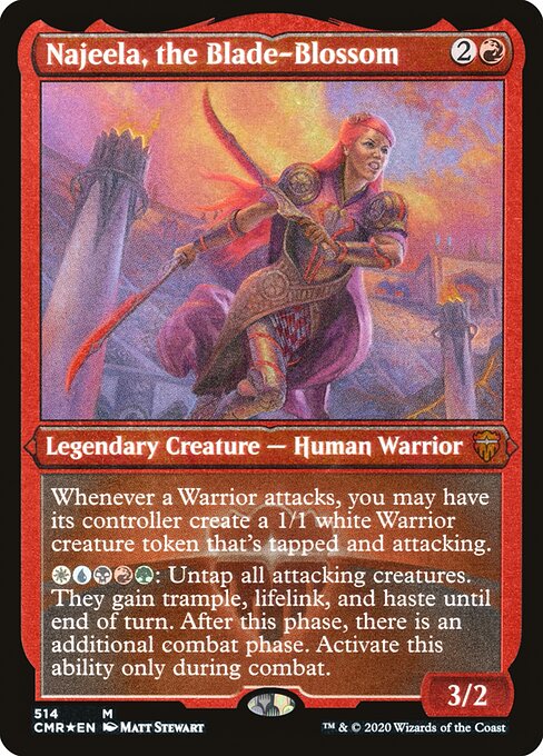 Najeela, the Blade-Blossom (514) (Etched) - NM