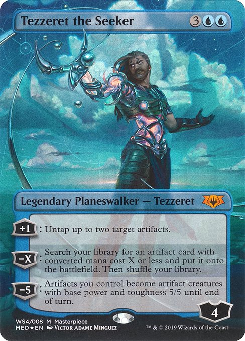 Tezzeret the Seeker (WS4) - BORDERLESS (Foil) - NM