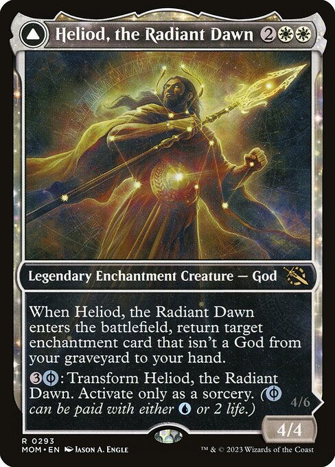 Heliod, the Radiant Dawn // Heliod, the Warped Eclipse (293) - SHOWCASE - FULL ART (Foil) - NM