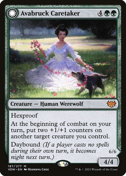 Avabruck Caretaker // Hollowhenge Huntmaster (187) - NM
