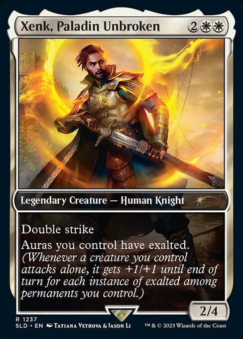 Xenk, Paladin Unbroken (1237) - FULL ART (Foil) - NM