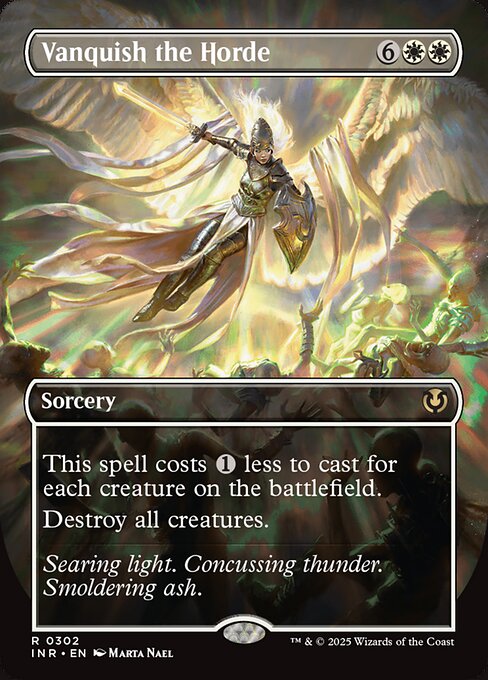 Vanquish the Horde (302) - BORDERLESS (Foil) - NM