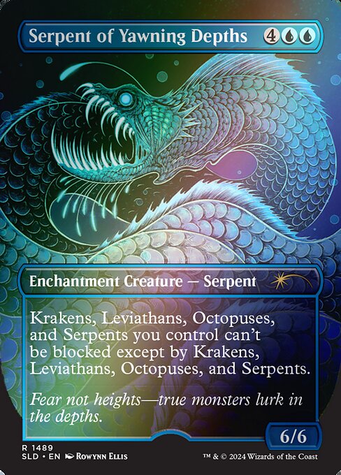 Serpent of Yawning Depths (1489★) (Foil) - NM