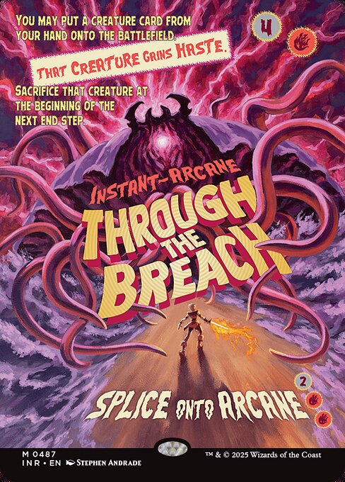 Through the Breach (487) - BORDERLESS - FULL ART - NM