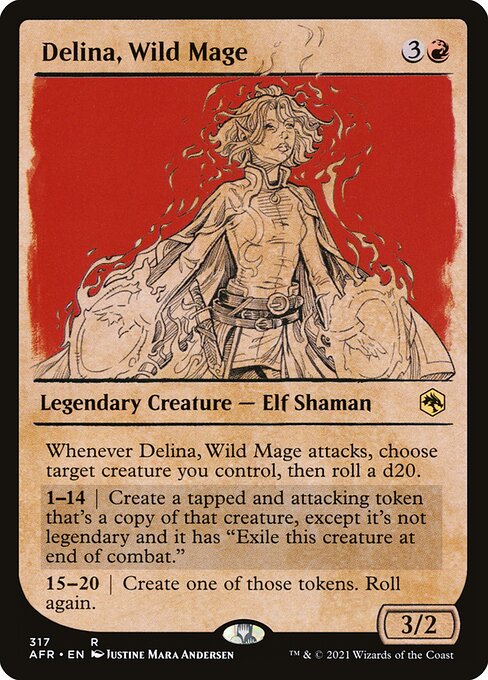 Delina, Wild Mage (317) - SHOWCASE - NM