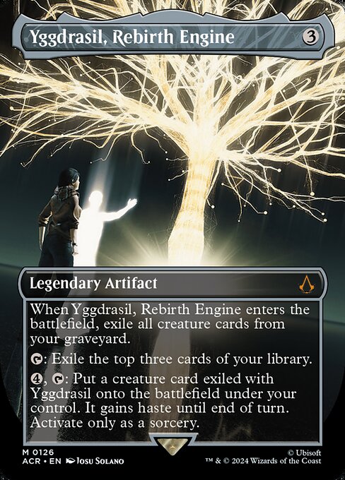 Yggdrasil, Rebirth Engine (126) - BORDERLESS (Foil) - NM