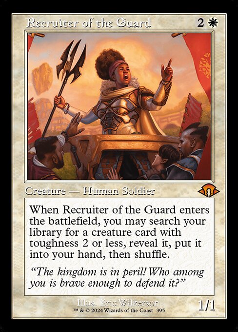 Recruiter of the Guard (395) (Foil) - NM