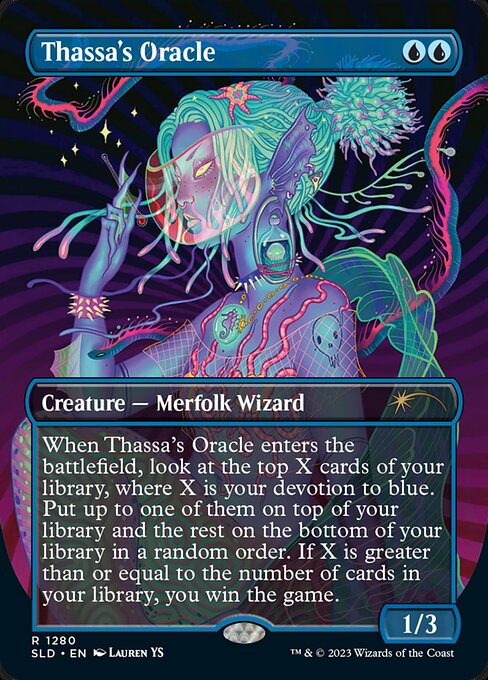 Thassa's Oracle (1280) - BORDERLESS - FULL ART - NM