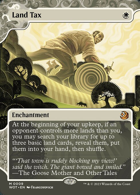 Land Tax (9) - BORDERLESS (Foil) - NM
