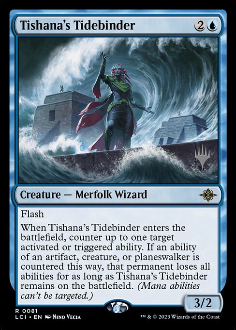 Tishana's Tidebinder (81p) (Foil) - NM