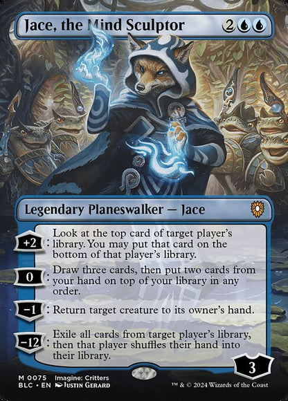 Jace, the Mind Sculptor (75) - BORDERLESS - NM