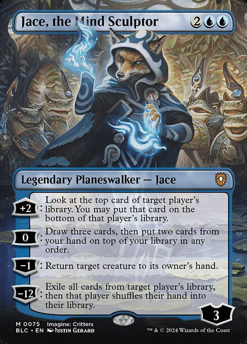 Jace, the Mind Sculptor (75) - BORDERLESS - NM