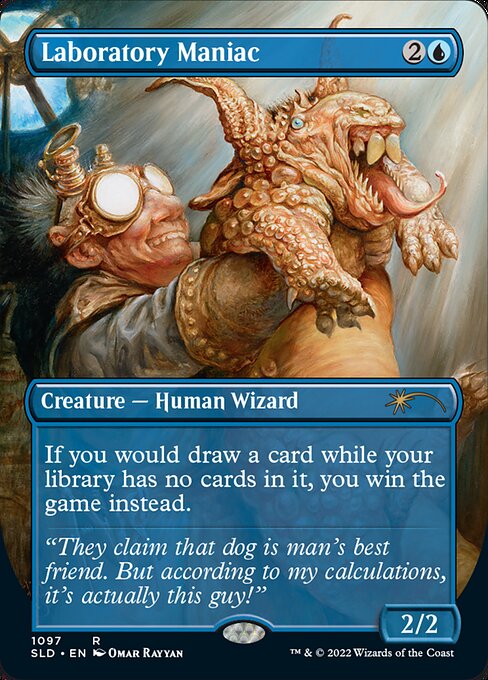 Laboratory Maniac (1097) - BORDERLESS - FULL ART (Foil) - NM