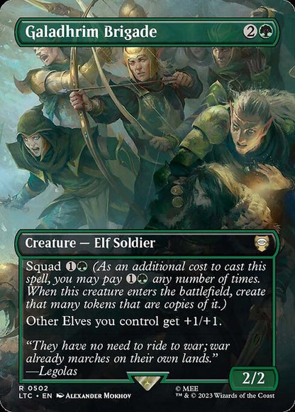 Galadhrim Brigade (502) - BORDERLESS (Foil) - NM