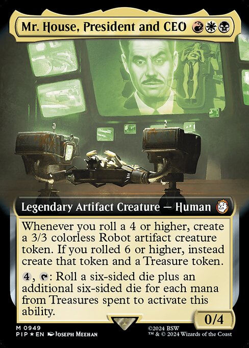 Mr. House, President and CEO (949) - EXTENDED ART (Foil) - NM