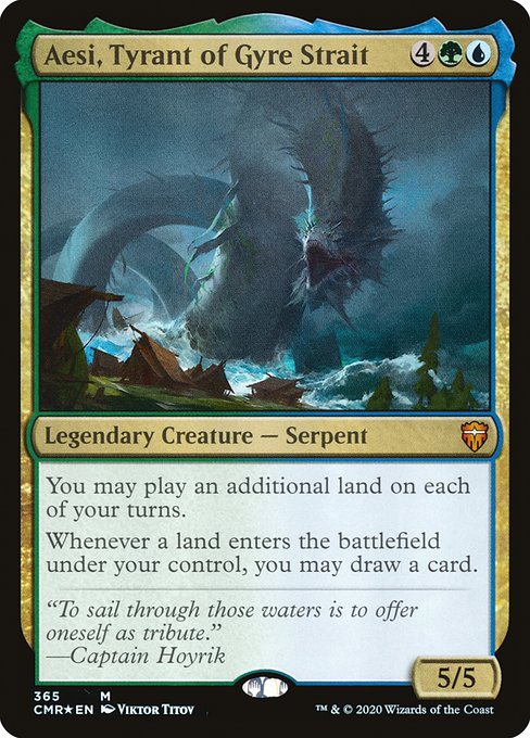 Aesi, Tyrant of Gyre Strait (365) (Foil) - NM