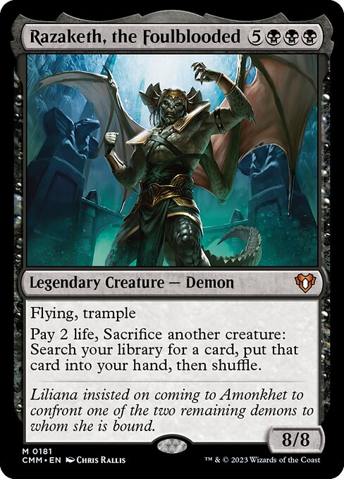 Razaketh, the Foulblooded (181) - NM