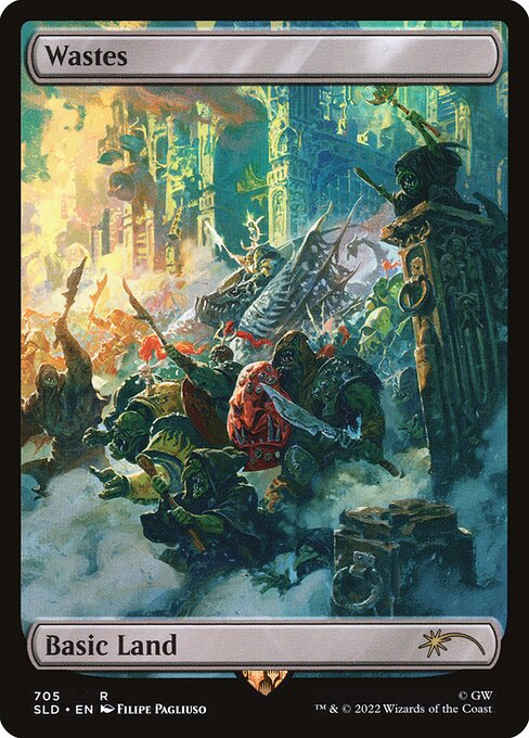 Wastes (705) - FULL ART (Foil) - NM
