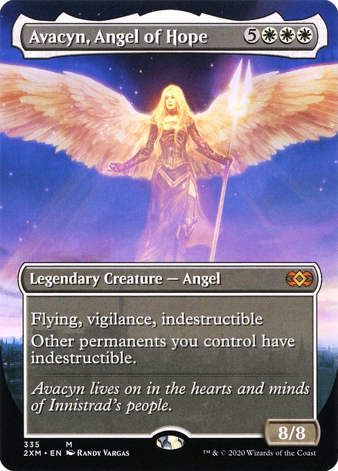 Avacyn, Angel of Hope (335) - BORDERLESS (Foil) - NM