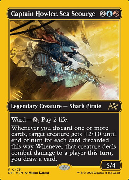 Captain Howler, Sea Scourge (475) (Foil) - NM
