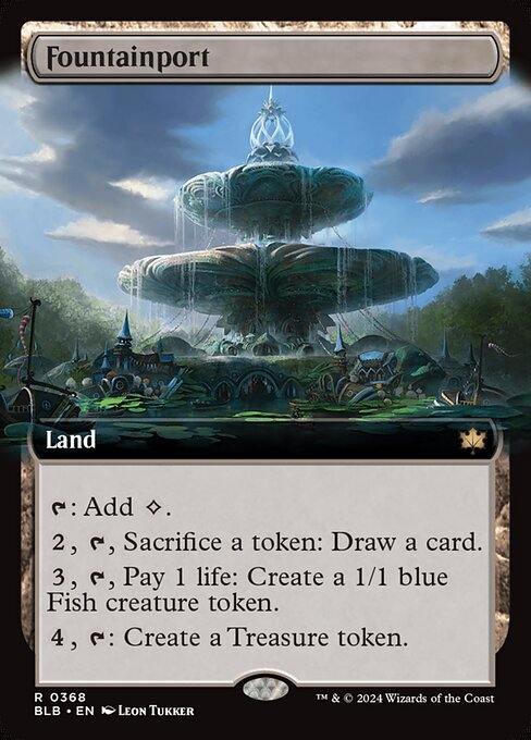 Fountainport (368) - EXTENDED ART - NM