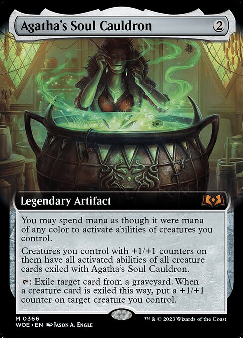 Agatha's Soul Cauldron (366) - EXTENDED ART - NM