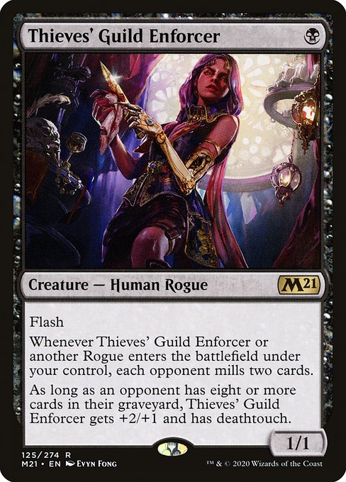 Thieves' Guild Enforcer (125) (Foil) - NM
