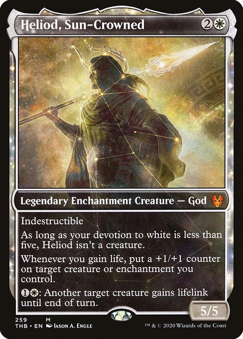 Heliod, Sun-Crowned (259) - SHOWCASE - FULL ART (Foil) - NM