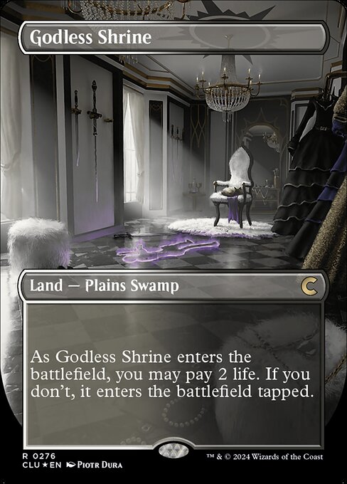 Godless Shrine (276) - BORDERLESS (Foil) - NM