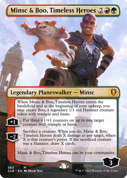 Minsc & Boo, Timeless Heroes (363) - BORDERLESS - NM