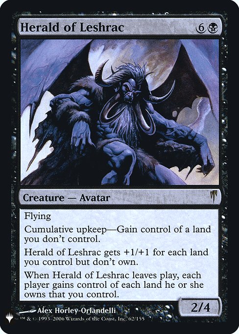 Herald of Leshrac (CSP-62) (Foil) - NM