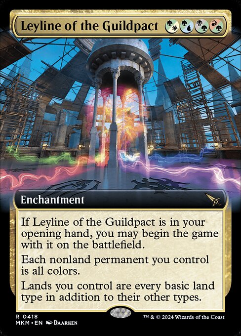 Leyline of the Guildpact (418) - EXTENDED ART - NM