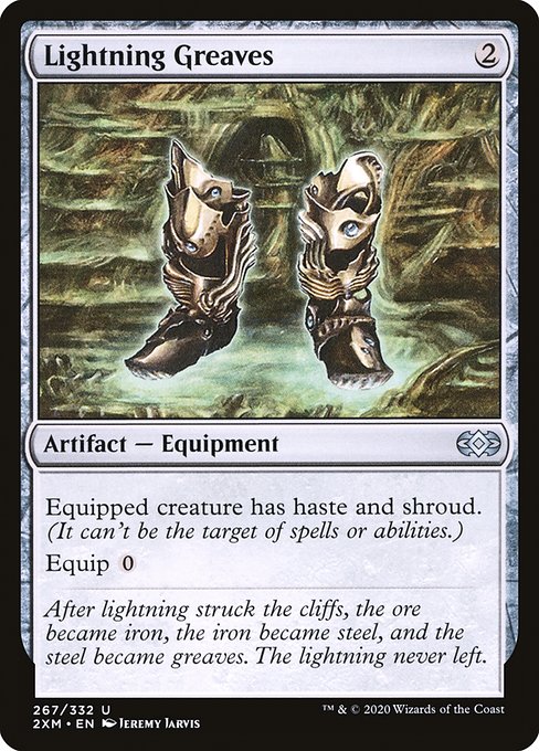 Lightning Greaves (267) (Foil) - NM