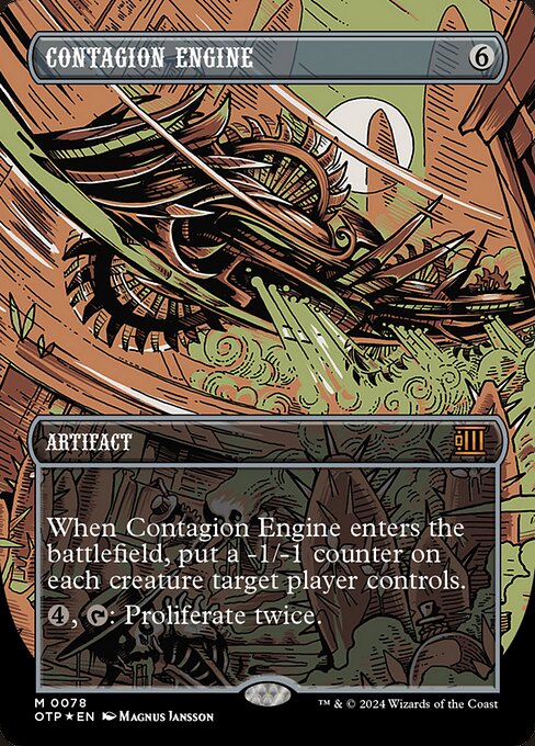 Contagion Engine (78) - BORDERLESS (Foil) - NM