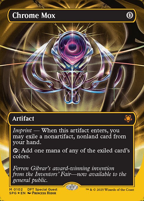 Chrome Mox (102) - BORDERLESS (Foil) - NM