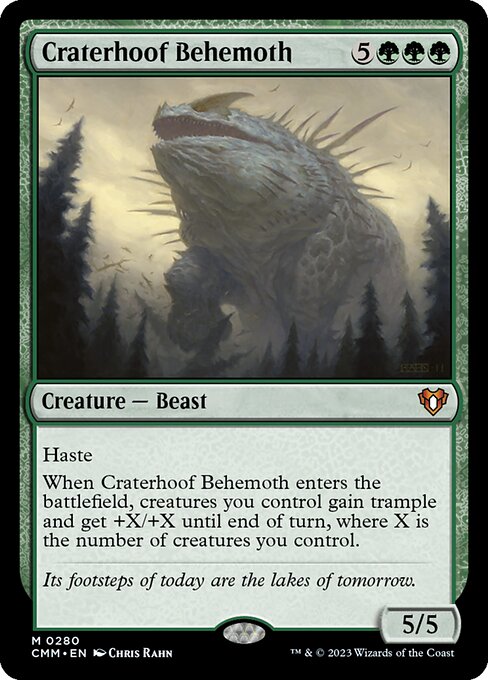 Craterhoof Behemoth (280) - NM