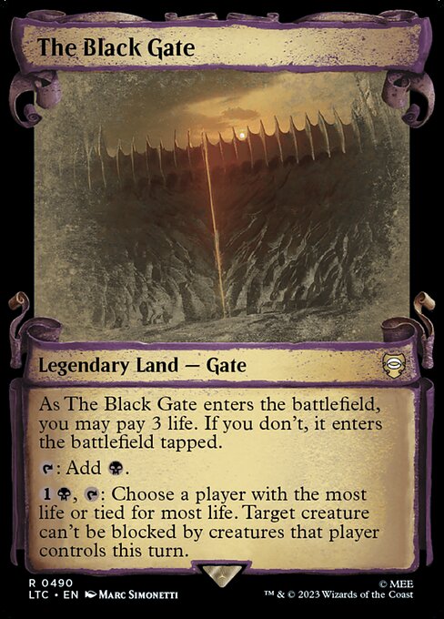 The Black Gate (490) - SHOWCASE (Foil) - NM