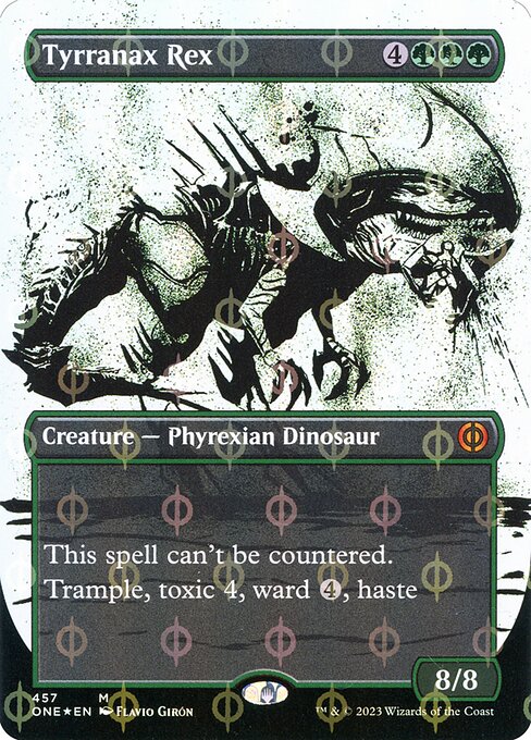 Tyrranax Rex (457) - BORDERLESS (Foil) - NM