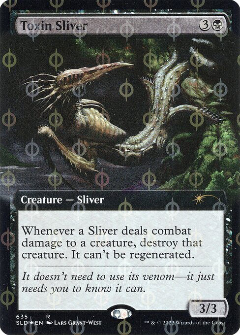 Toxin Sliver (635Φ) - EXTENDED ART (Foil) - NM